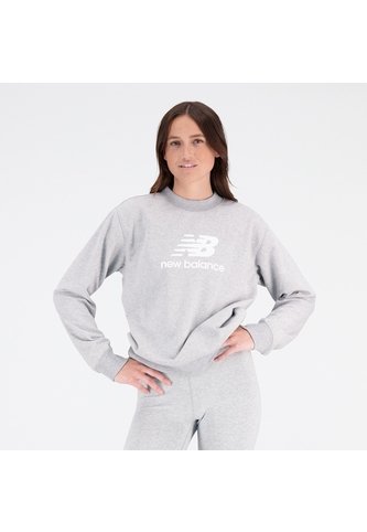 Chaqueta New Balance Originals Essentials Stacked Gris Mujer New Balance