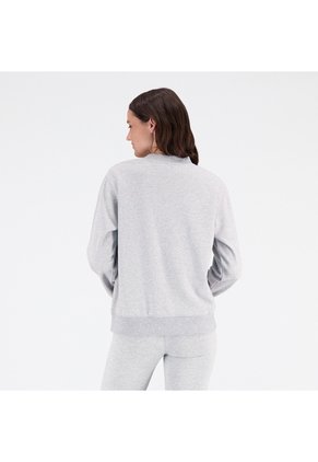 Chaqueta New Balance Originals Essentials Stacked Gris Mujer