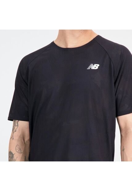 Camisa Deportiva New Balance Original Better Negro Hombre