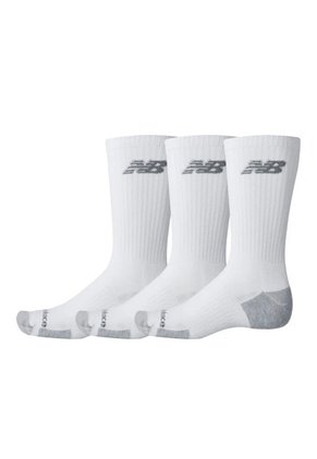Medias Deportivas New Balance Original Crew 3P Blanco Unisex