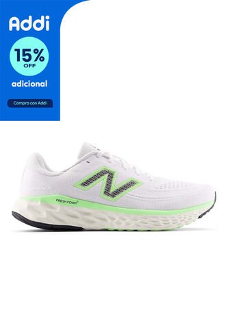 Tenis New Balance Evoz Hombre-Blanco/Verde New Balance