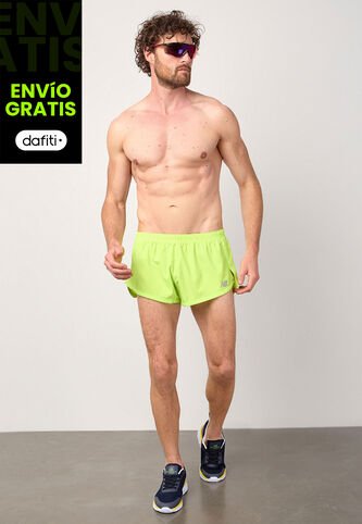 Short new balance Accelerate 3 Amarillo Neón New Balance
