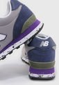 Tenis Lifestyle Gris-Blanco-Violeta New Balance 515 de New Balance