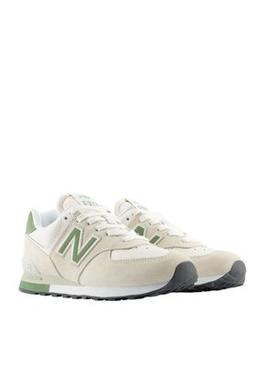 Tenis New Balance 574 Hombre-Blanco