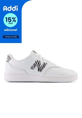 Tenis New Balance Bb80 Mujer-Blanco/Negro New Balance