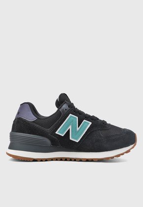 Tenis Lifestyle Negro-Turquesa-Lila new balance 574