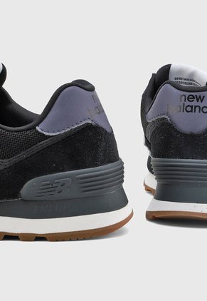 Tenis Lifestyle Negro-Turquesa-Lila new balance 574