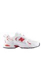 Tenis New Balance 530 Mujer-Blanco/Rojo de New Balance