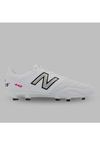 Guayos New Balance  Hombre 442 V2 Team FG - Blanco New Balance