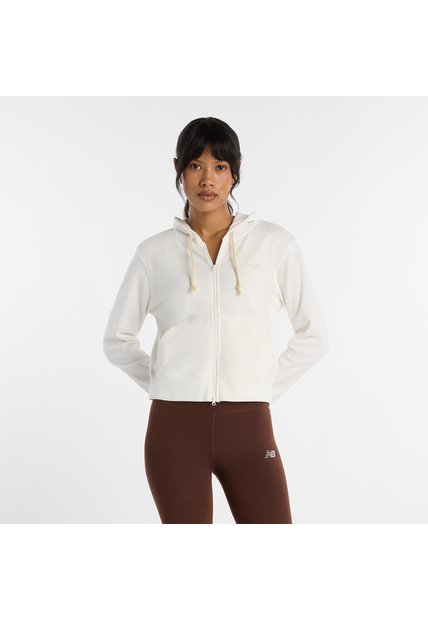 Chaqueta Deportiva New Balance Original Coastal Blanco Mujer