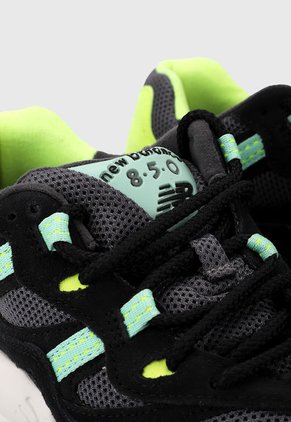 Tenis Lifestyle Negro-Gris-Verde  New Balance 850 Summer Mono Story