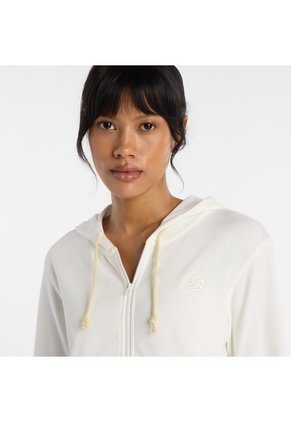 Chaqueta Deportiva New Balance Original Coastal Blanco Mujer
