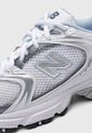Tenis Lifestyle Blanco-Plateado-Celeste New Balance 530 de New Balance