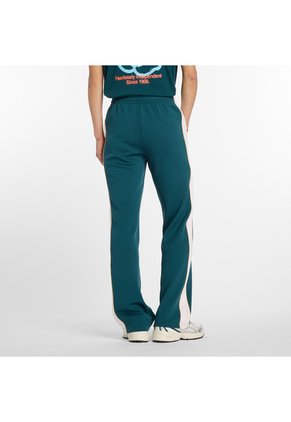 Pantalon Deportivo NewBalance Original Interlock Verde Mujer