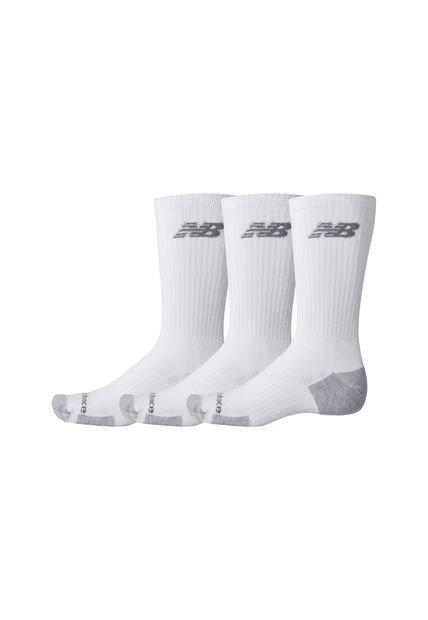 New Balance Medias Invisibles Para Hombre Cushioned Crew 3 Pack New Balance