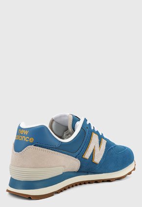 Tenis Lifestyle Azul-Blanco-Amarillo New Balance 574 SCA