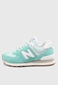 Tenis Lifestyle Verde Menta-Blanco New Balance 574 de New Balance