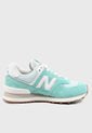 Tenis Lifestyle Verde Menta-Blanco New Balance 574 de New Balance