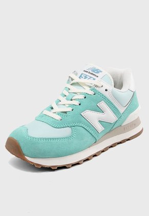 Tenis Lifestyle Verde Menta-Blanco New Balance 574