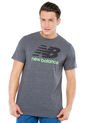 Camiseta New Balance Large Graphic Logo Gris de New Balance