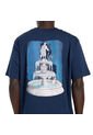 Camisa Deportiva New Balance Originales Graphics Azul Hombre de New Balance