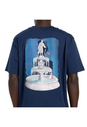 Camisa Deportiva New Balance Originales Graphics Azul Hombre