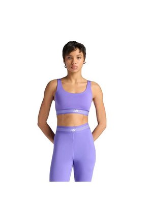 Top Deportivo New Balance Original A-C Train Lila Para Mujer