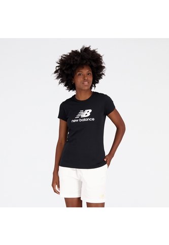 Camisa Deportiva New Balance Original EssStacked Negro Mujer New Balance