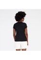 Camisa Deportiva New Balance Original EssStacked Negro Mujer de New Balance