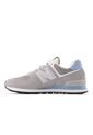Tenis New Balance 574 Mujer-Gris/Azul de New Balance