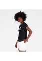 Camisa Deportiva New Balance Original EssStacked Negro Mujer de New Balance
