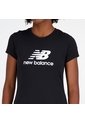 Camisa Deportiva New Balance Original EssStacked Negro Mujer de New Balance