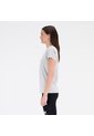 Camisa Deportiva New Balance Original Ess Stacked Gris Mujer de New Balance