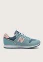 Tenis Lifestyle Turquesa-Azul Petróleo-Rosa New Balance Kids 373 de New Balance