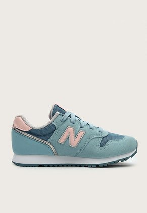 Tenis Lifestyle Turquesa-Azul Petróleo-Rosa New Balance Kids 373