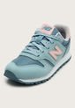 Tenis Lifestyle Turquesa-Azul Petróleo-Rosa New Balance Kids 373 de New Balance