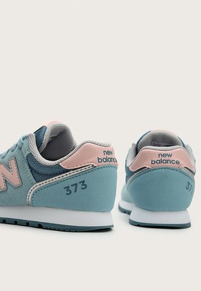 Tenis Lifestyle Turquesa-Azul Petróleo-Rosa New Balance Kids 373