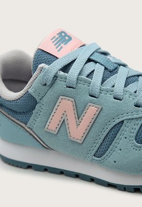 Tenis Lifestyle Turquesa-Azul Petróleo-Rosa New Balance Kids 373