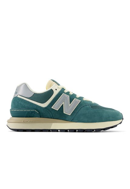Tenis Deportivos New Balance 574L Original Verde Hombre