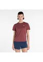 Camisa Deportiva New Balance Originales Athletics Rojo Mujer de New Balance