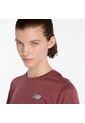 Camisa Deportiva New Balance Originales Athletics Rojo Mujer de New Balance