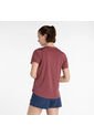 Camisa Deportiva New Balance Originales Athletics Rojo Mujer de New Balance