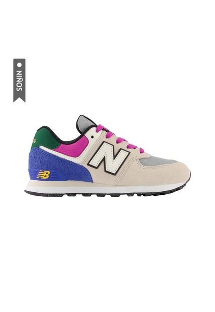 Tenis New Balance 574 Niño-Beige