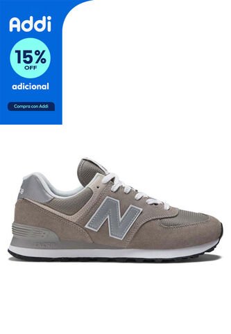 Tenis New Balance Ml574e Para Hombre-Gris Claro New Balance