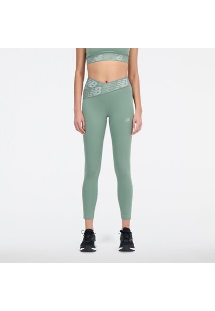 Pantalon Casual New Balance Original Relentless Verde Mujer