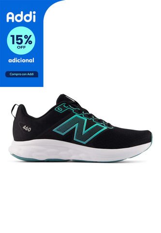 Tenis New Balance 460 Hombre-Negro/Verde New Balance
