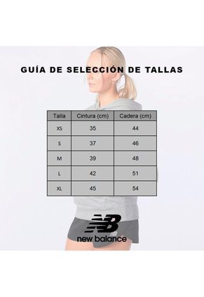 Camiseta New Balance Essentials Stacked Para Mujer-Blanco
