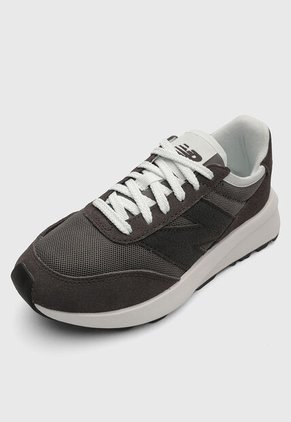 Tenis new balance 370 Gris Oscuro