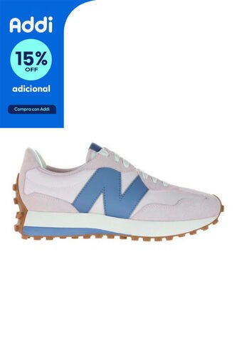 Tenis New Balance 327 Mujer-Rosa/Azul New Balance