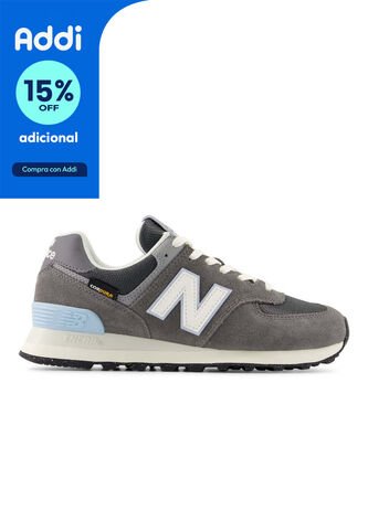 Tenis New Balance 574 Mujer-Gris New Balance